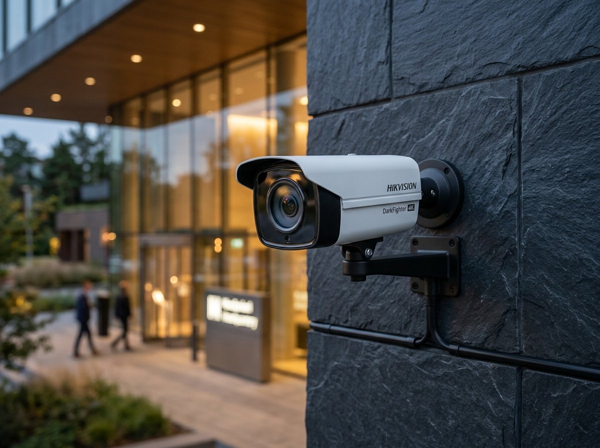 Caméra de vidéosurveillance 4K DarkFighter et équipement de sécurité électronique Xprotect Maroc
